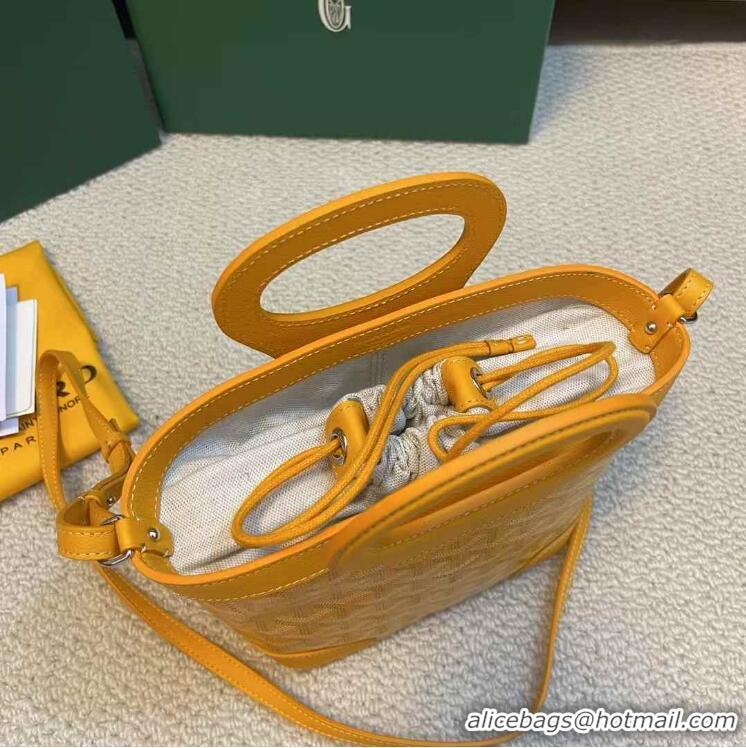 Luxury Cheap Goyard Beluga Mini Bag 020189 Yellow 2025