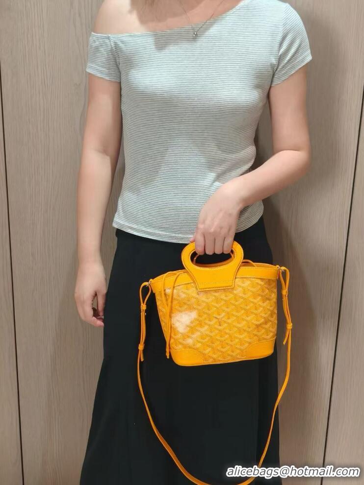 Luxury Cheap Goyard Beluga Mini Bag 020189 Yellow 2025