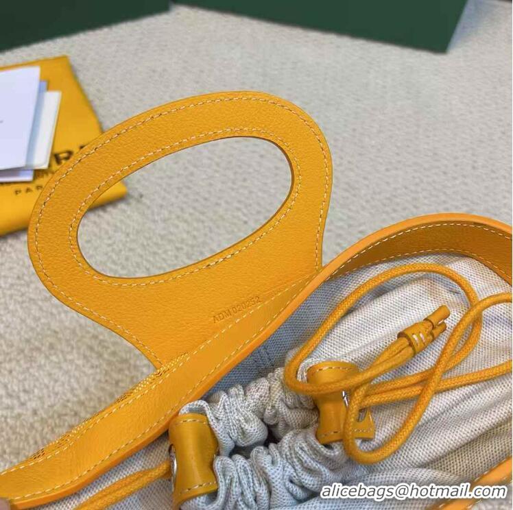 Luxury Cheap Goyard Beluga Mini Bag 020189 Yellow 2025