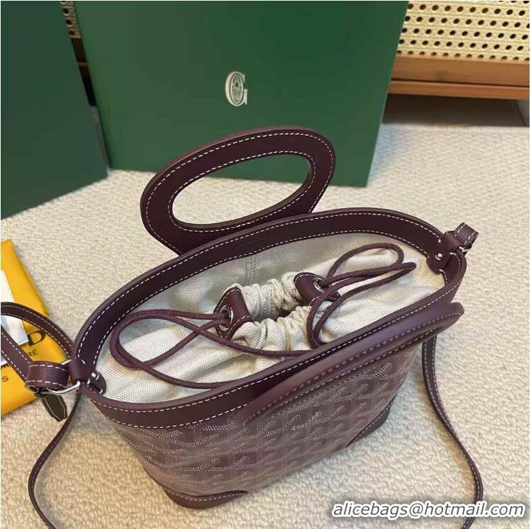 Top Design Goyard Beluga Mini Bag 020189 Burgundy 2025