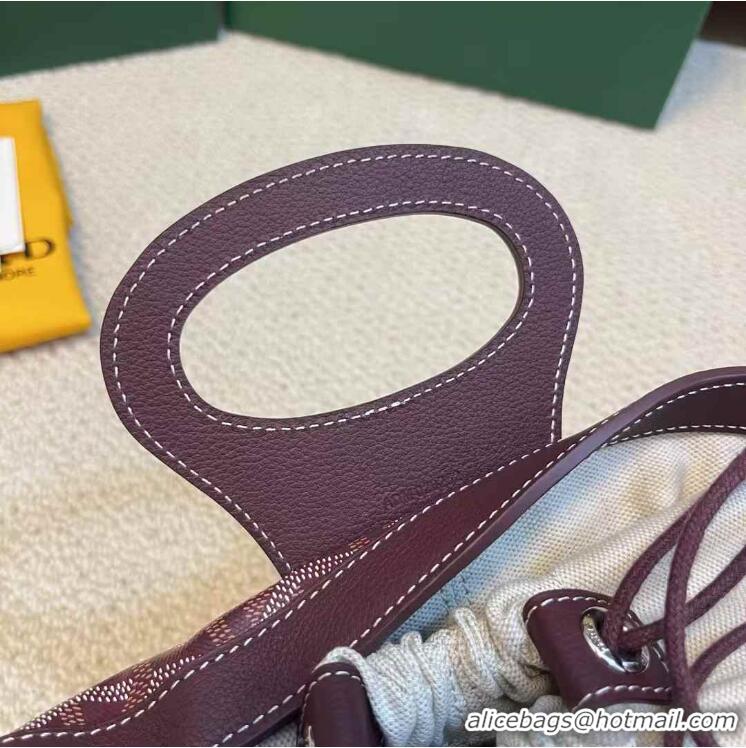 Top Design Goyard Beluga Mini Bag 020189 Burgundy 2025