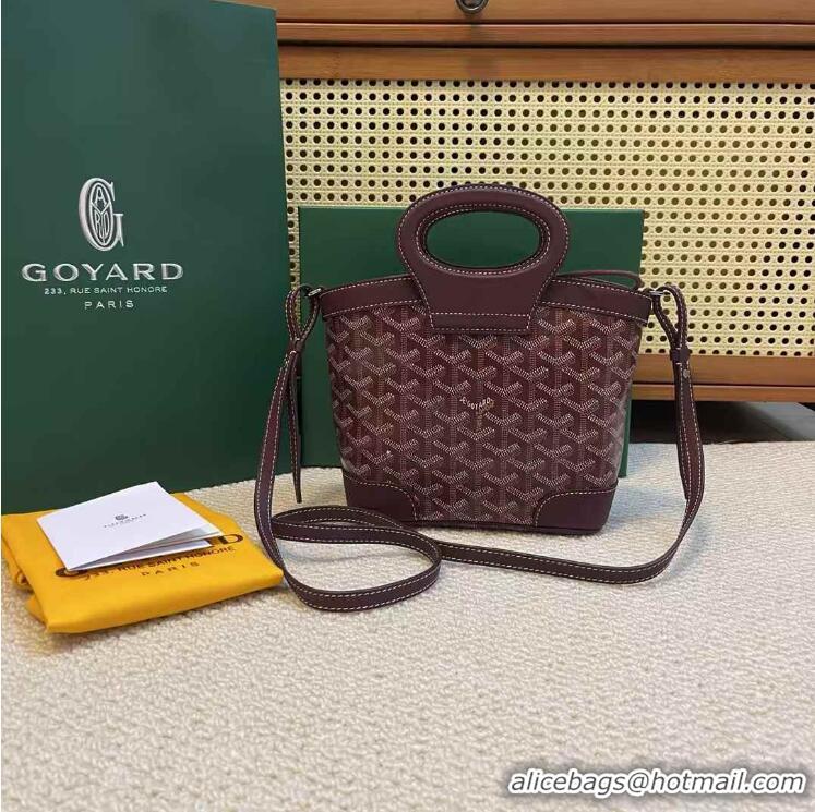 Top Design Goyard Beluga Mini Bag 020189 Burgundy 2025
