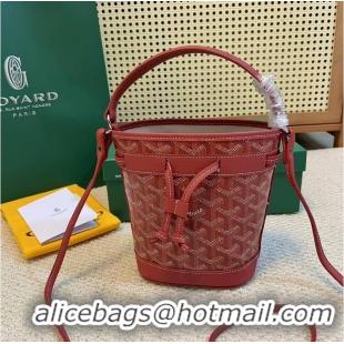 Promotional Goyard Original Petit Flot Mini Bucket Bag G8716 Red