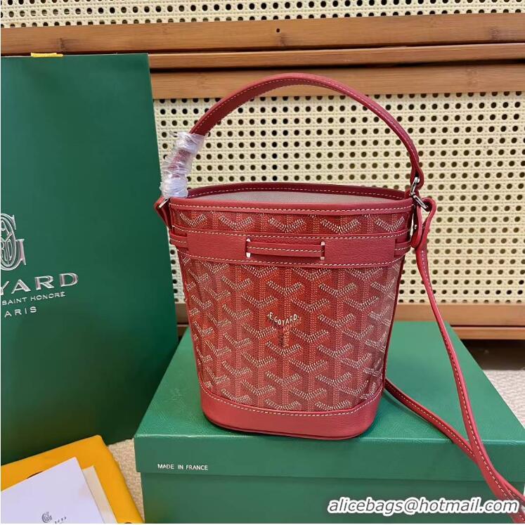 Promotional Goyard Original Petit Flot Mini Bucket Bag G8716 Red