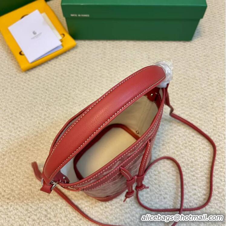Promotional Goyard Original Petit Flot Mini Bucket Bag G8716 Red