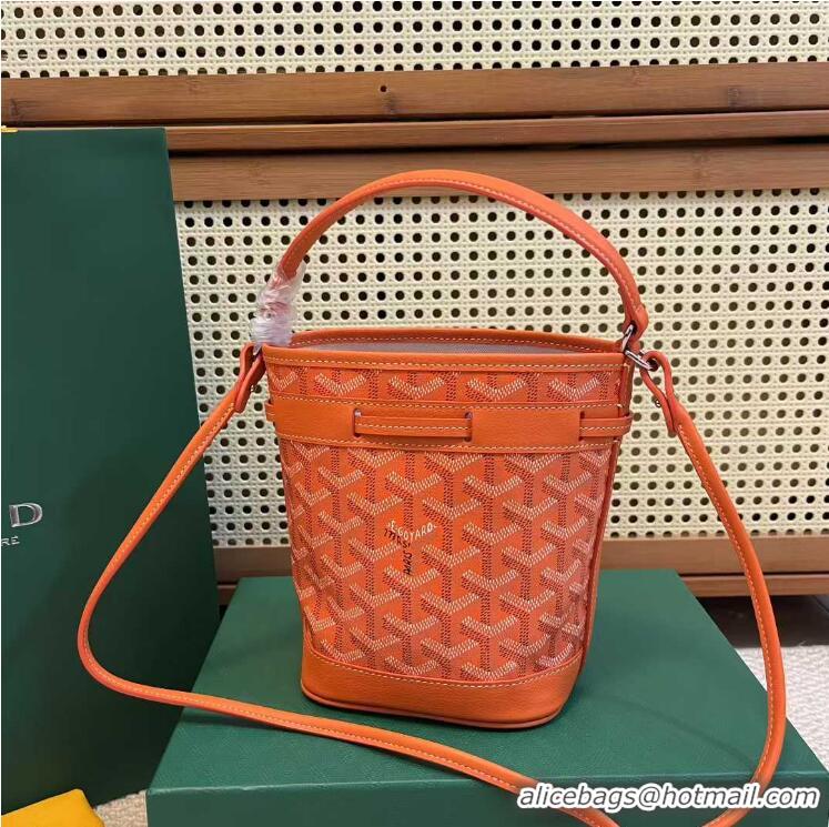 ​Famous Brand Goyard Original Petit Flot Mini Bucket Bag G8716 Orange