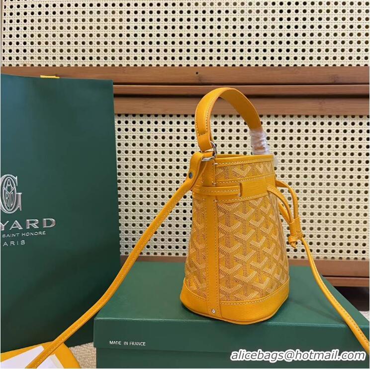 Super Quality Goyard Original Petit Flot Mini Bucket Bag G8716 Yellow