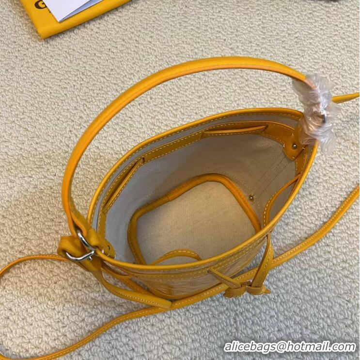 Super Quality Goyard Original Petit Flot Mini Bucket Bag G8716 Yellow