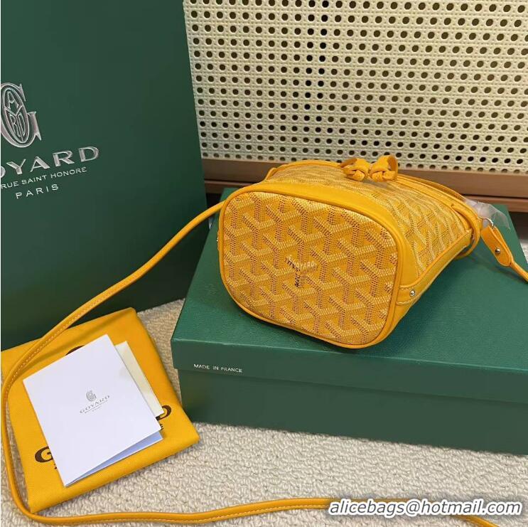 Super Quality Goyard Original Petit Flot Mini Bucket Bag G8716 Yellow
