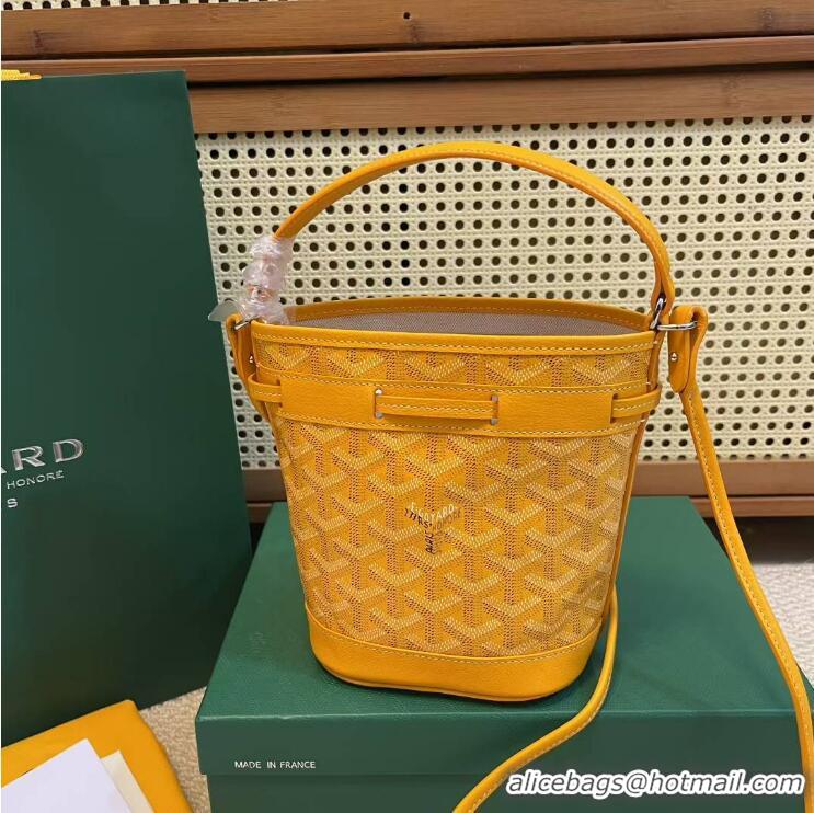 Super Quality Goyard Original Petit Flot Mini Bucket Bag G8716 Yellow