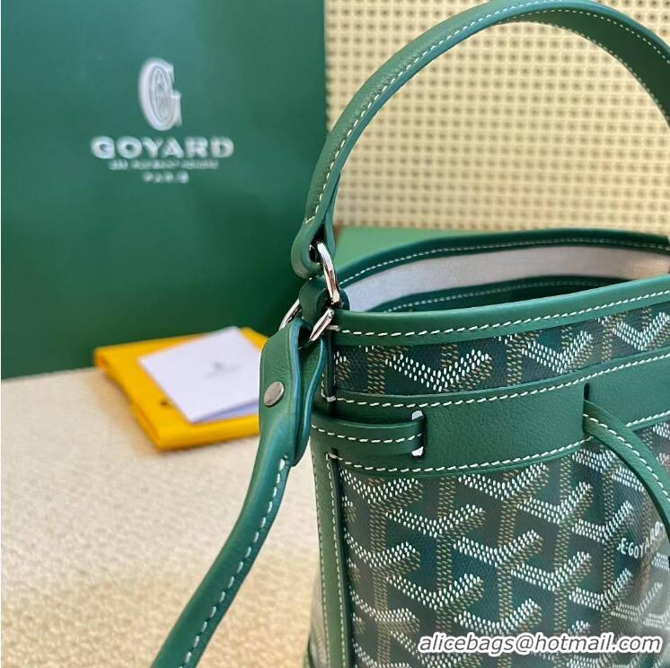 Famous Brand Goyard Original Petit Flot Mini Bucket Bag G8716 Green