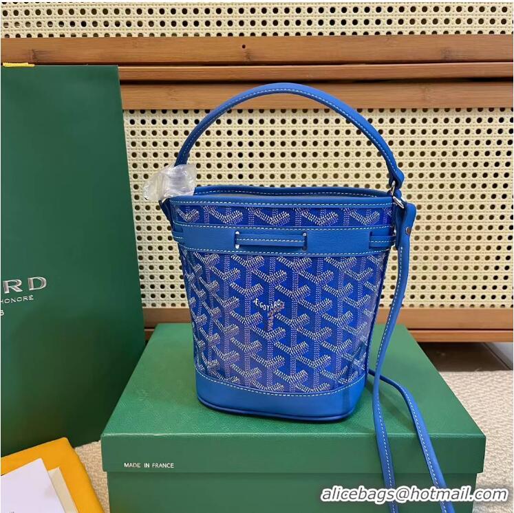 Best Price Goyard Original Petit Flot Mini Bucket Bag G8716 Light Blue