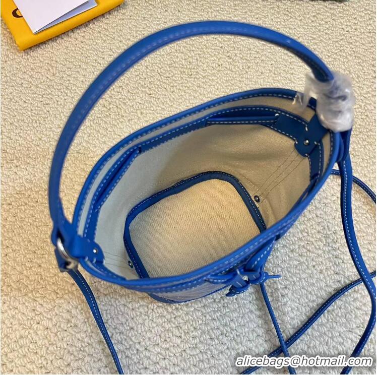 Best Price Goyard Original Petit Flot Mini Bucket Bag G8716 Light Blue