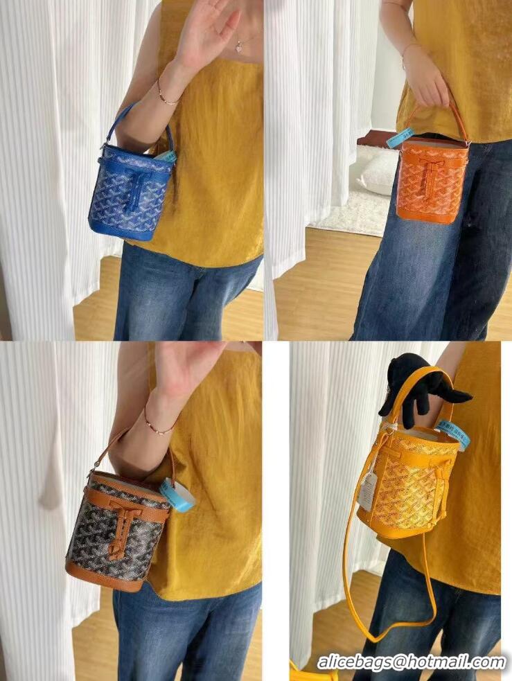 Best Price Goyard Original Petit Flot Mini Bucket Bag G8716 Light Blue
