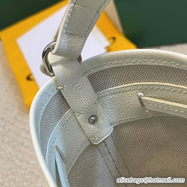 Inexpensive Goyard Original Petit Flot Mini Bucket Bag G8716 White
