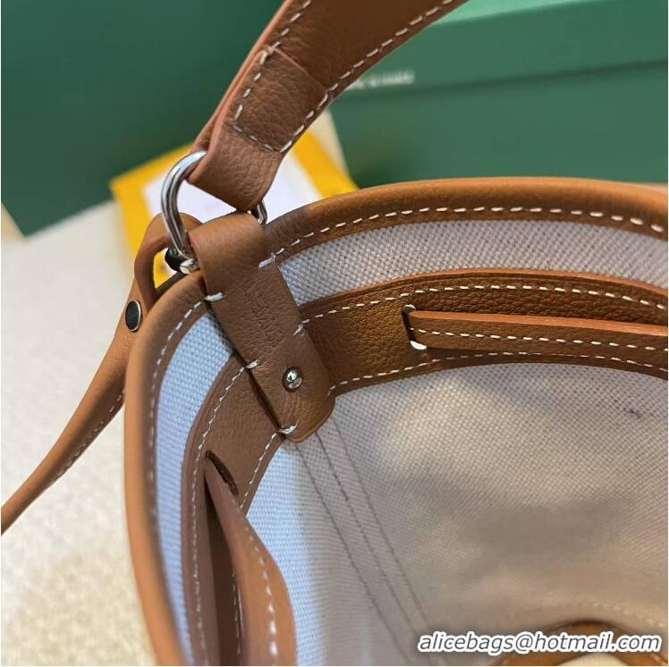 Good Taste Goyard Original Petit Flot Mini Bucket Bag G8716 Black And Tan