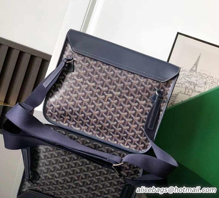 Reasonable Price Goyard Coursier Messenger Bag 8069 Navy Blue