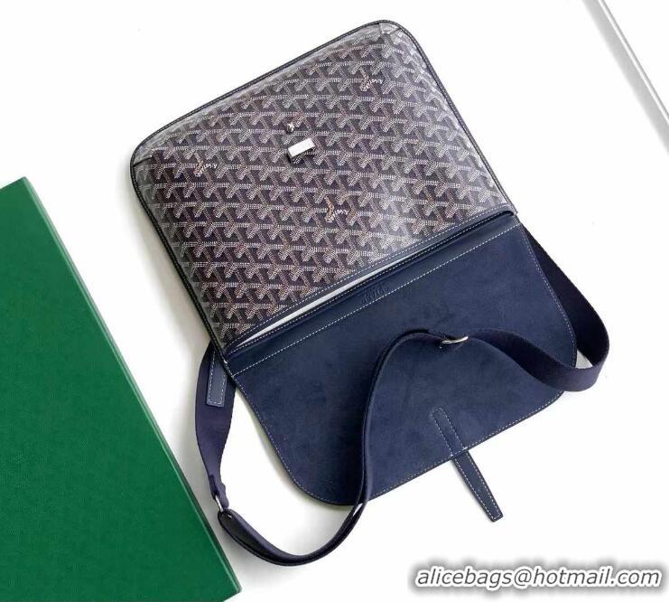 Reasonable Price Goyard Coursier Messenger Bag 8069 Navy Blue