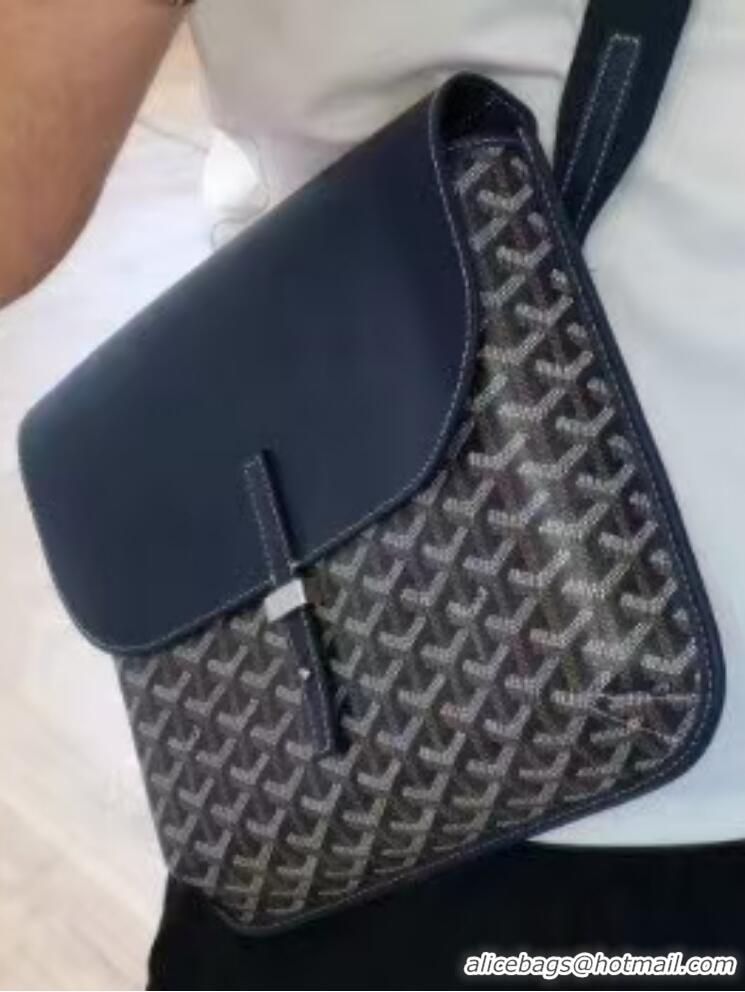 Reasonable Price Goyard Coursier Messenger Bag 8069 Navy Blue