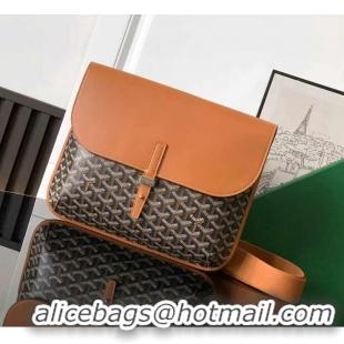 Grade Quality Goyard Coursier Messenger Bag 8069 Black And Tan