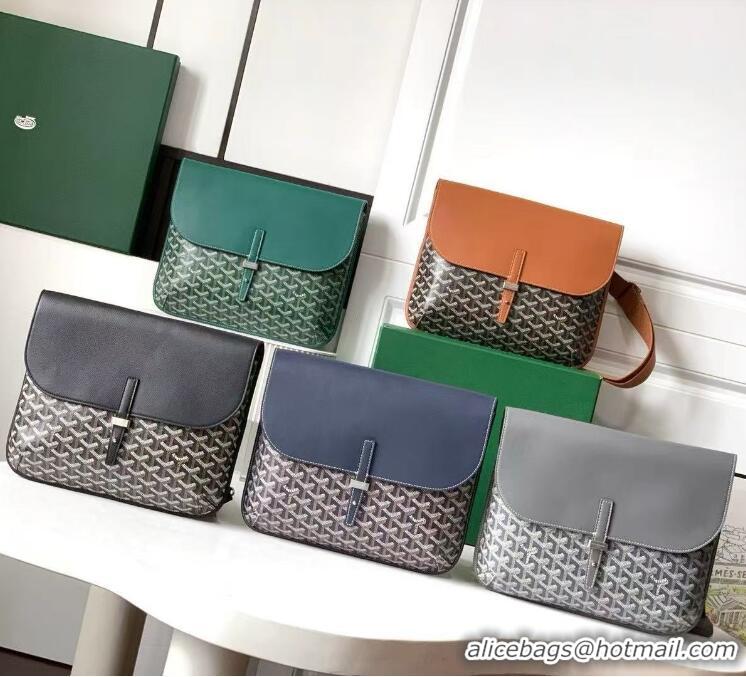 Grade Quality Goyard Coursier Messenger Bag 8069 Black And Tan