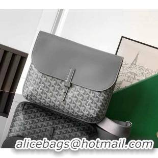 Unique Grade Goyard Coursier Messenger Bag 8069 Dark Grey