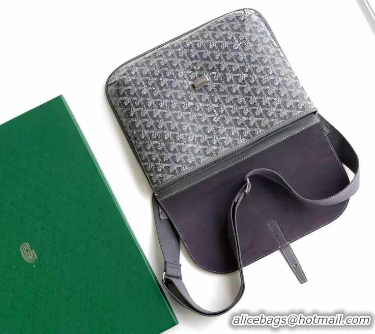 Unique Grade Goyard Coursier Messenger Bag 8069 Dark Grey