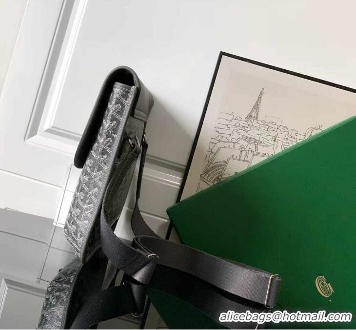 Unique Grade Goyard Coursier Messenger Bag 8069 Dark Grey