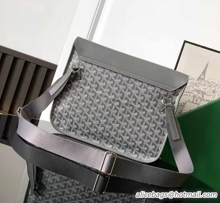 Unique Grade Goyard Coursier Messenger Bag 8069 Dark Grey