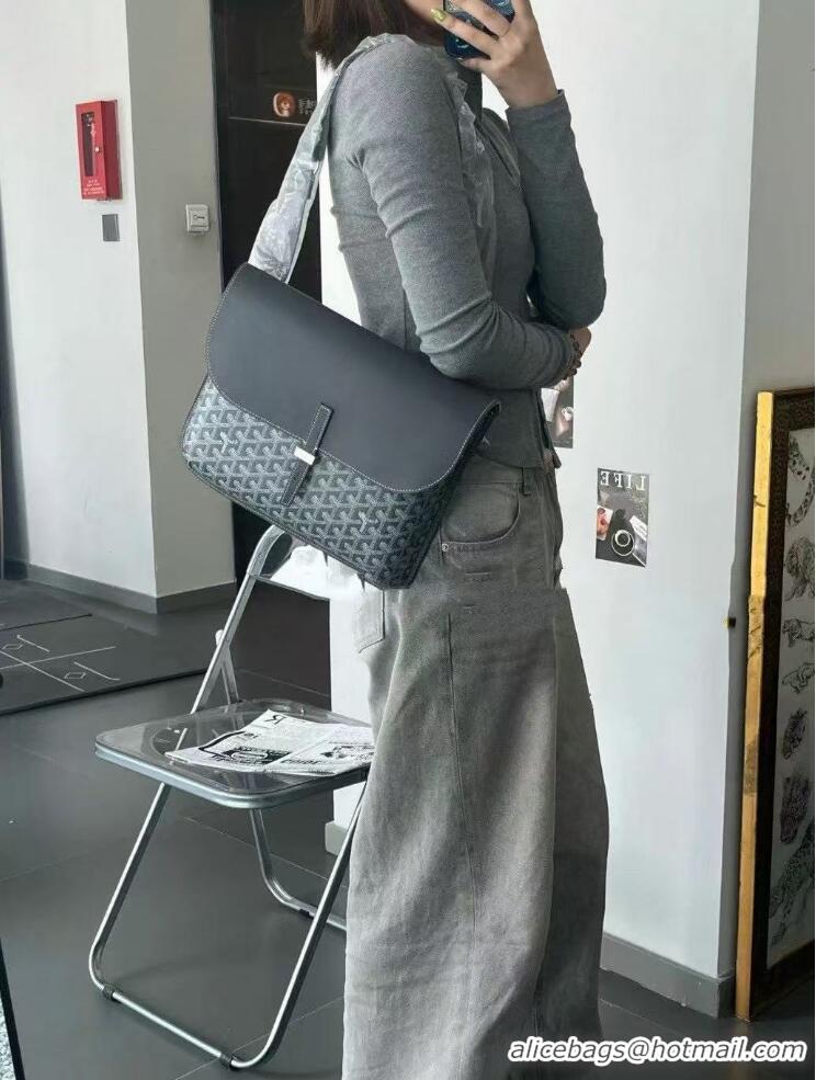 Unique Grade Goyard Coursier Messenger Bag 8069 Dark Grey