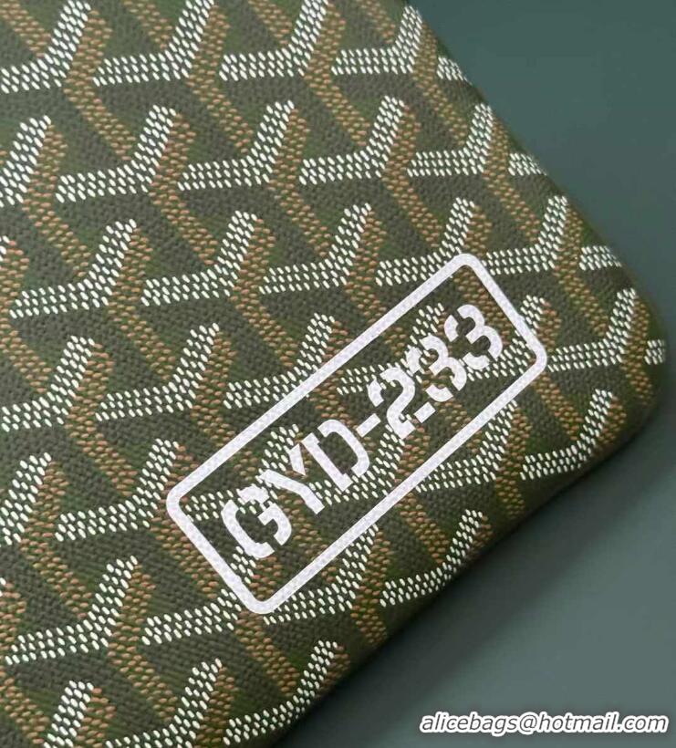 Reasonable Price Goyard Original Senat MM Pouch iPad Bag 1061 Avocado Green