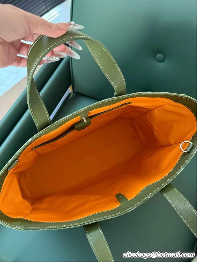 Super Quality Goyard Voltaire Messenger Bags And Totes 0201513 Avocado Green