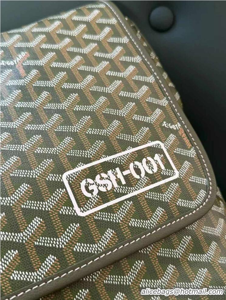 Unique Grade Goyard Capetien MM Messenger Bag 8130 Avocado Green