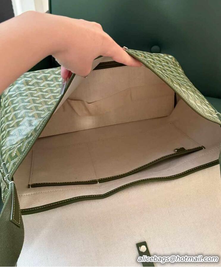 Unique Grade Goyard Capetien MM Messenger Bag 8130 Avocado Green