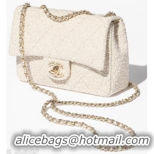 Buy Cheap Chanel Evening Bag Imitation Pearls AS4297 White/Gold Spring-Summer 2025