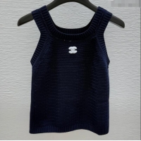 Buy Inexpensive Chanel Wool Knit Vest 527031 Black 2025