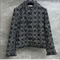 Traditional Discount Dior Cannage Tweed Jacket 528009 Black 2025