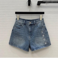 Reasonable Price Chanel Coco Shorts 528007 Blue 2025
