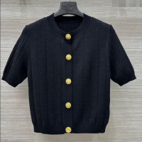 ​Luxury Cheap Balmain Logo Top 528017 Black 2025