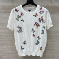 Well Crafted Dior Butterfly Top 528018 White 2025