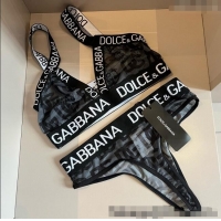 Promotional Dolce & Gabbana Mesh Two-Pieces Swimwear 0313 Black 2025