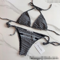 Luxury Discount Dior Two-Pieces Swimwear 0313 Black 2025