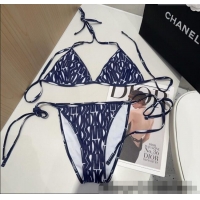 Luxury Discount Dior Miss Dior Two-Pieces Swimwear 3049 Blue 2025