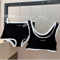 ​Unique Style Miu Miu Knit Two-Pieces Swimwear 0313 Black 2025