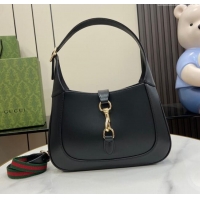 Spot Bulk Gucci Jackie Small Shoulder Bag in Smooth Leather 782849 Black 2024