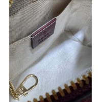 Buy Inexpensive Gucci Ophidia GG Canvas Mini Bag 517350 Burgundy 2024