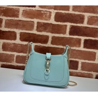 Low Cost Gucci Jackie Notte Mini Bag in Crinkled Patent Leather ‎782889 Light Green 2024