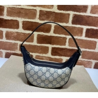 Buy Inexpensive Gucci Ophidia GG Canvas Mini Hobo bag 658551 Beige/Blue 2024