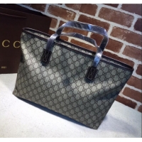 Grade Promotional Gucci GG Canvas Tote Bag 211137 Brown 2024