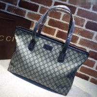 Good Product Gucci GG Canvas Tote Bag 211137 Blue 2024